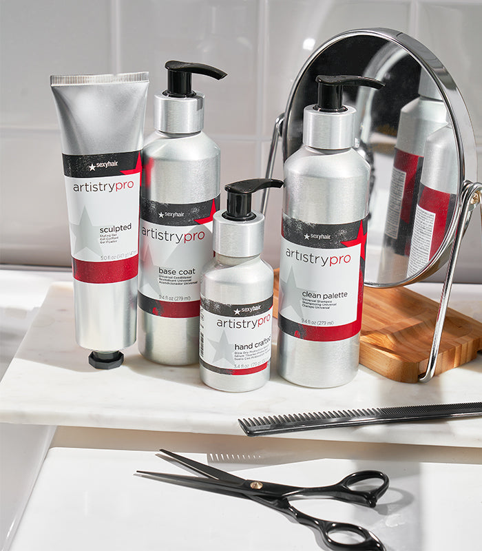 SexyHair ArtistryPro Curly Hand Crafted Blow Dry Protection Serum - 3.4 oz (Buy 3 Get 1 Free Mix & Match)