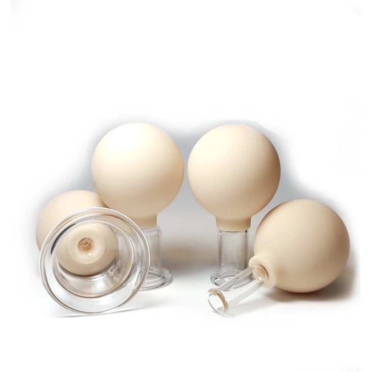 ZAQ Skin + Body Care Glass Cupping Set For Body and Face 4pc set