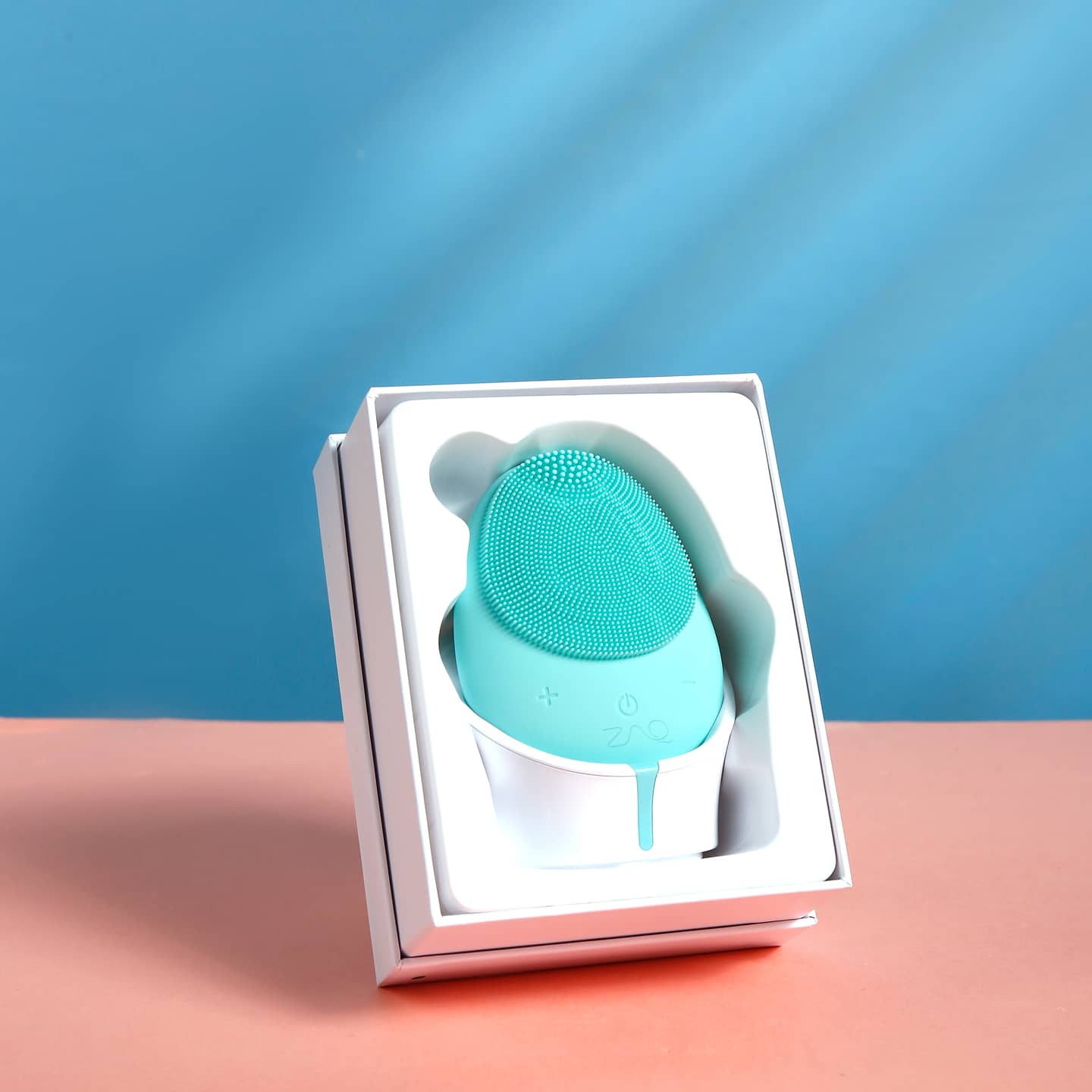 ZAQ Skin + Body Care Mellow Silicone Facial Cleansing Brush