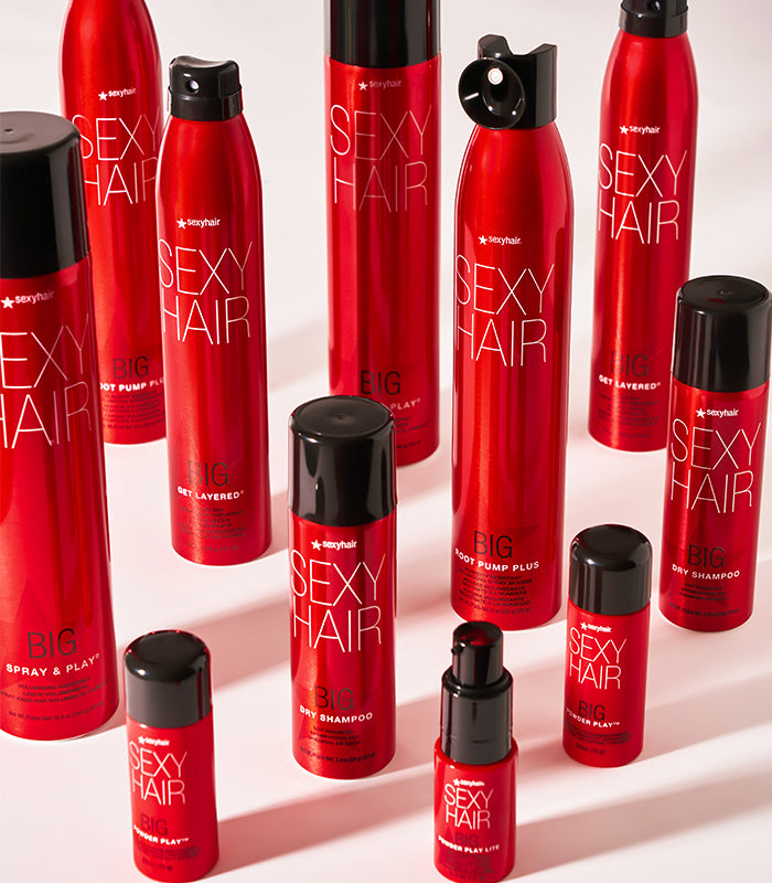 SexyHair Big Get Layered Flash Dry Thickening Hairspray - 8 oz (Buy 3 Get 1 Free Mix & Match)