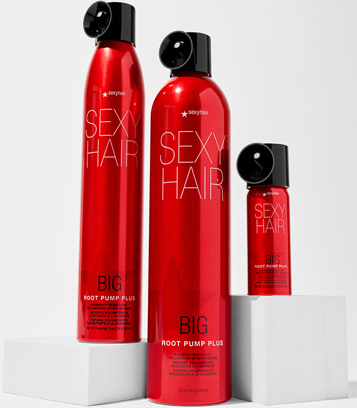 SexyHair Big Root Pump Plus Humidity Resistant Volumizing Spray Mousse - 10 oz (Buy 3 Get 1 Free Mix & Match)