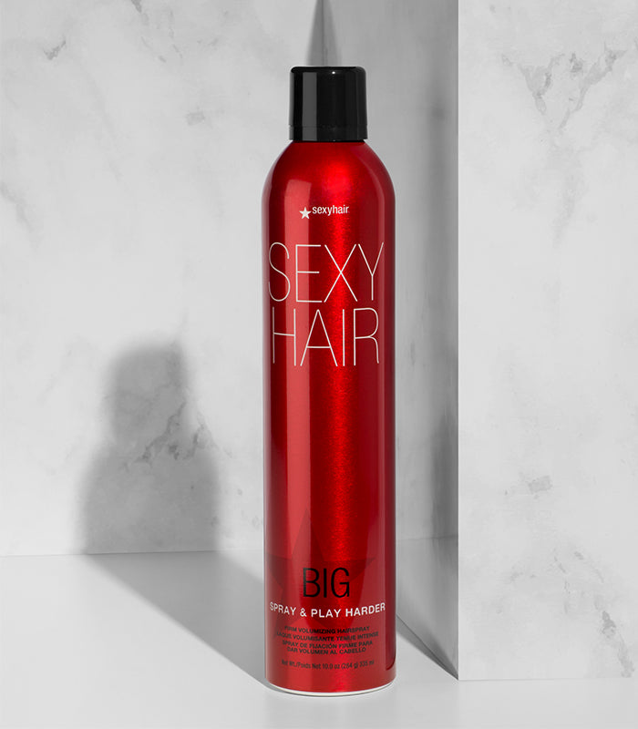 SexyHair Big Spray & Play Harder Firm Volumizing Hairspray - 10 oz (Buy 3 Get 1 Free Mix & Match)