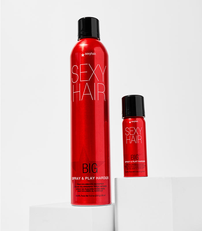 SexyHair Big Spray & Play Harder Firm Volumizing Hairspray - 10 oz (Buy 3 Get 1 Free Mix & Match)