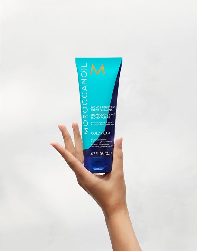 Moroccanoil Blonde Perfecting Purple Shampoo(Buy 3 Get 1 Free Mix & Match)
