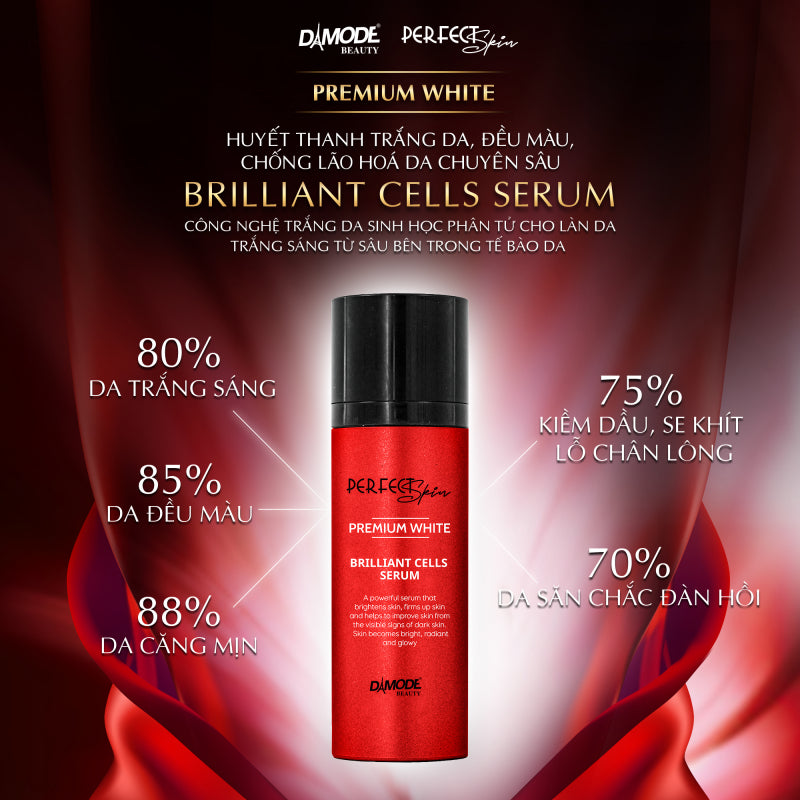 DAMODE Perfect Skin Premium White Brilliant Cells Serum- 30ml