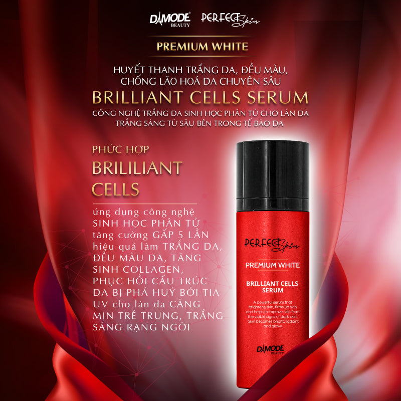 DAMODE Perfect Skin Premium White Brilliant Cells Serum- 30ml