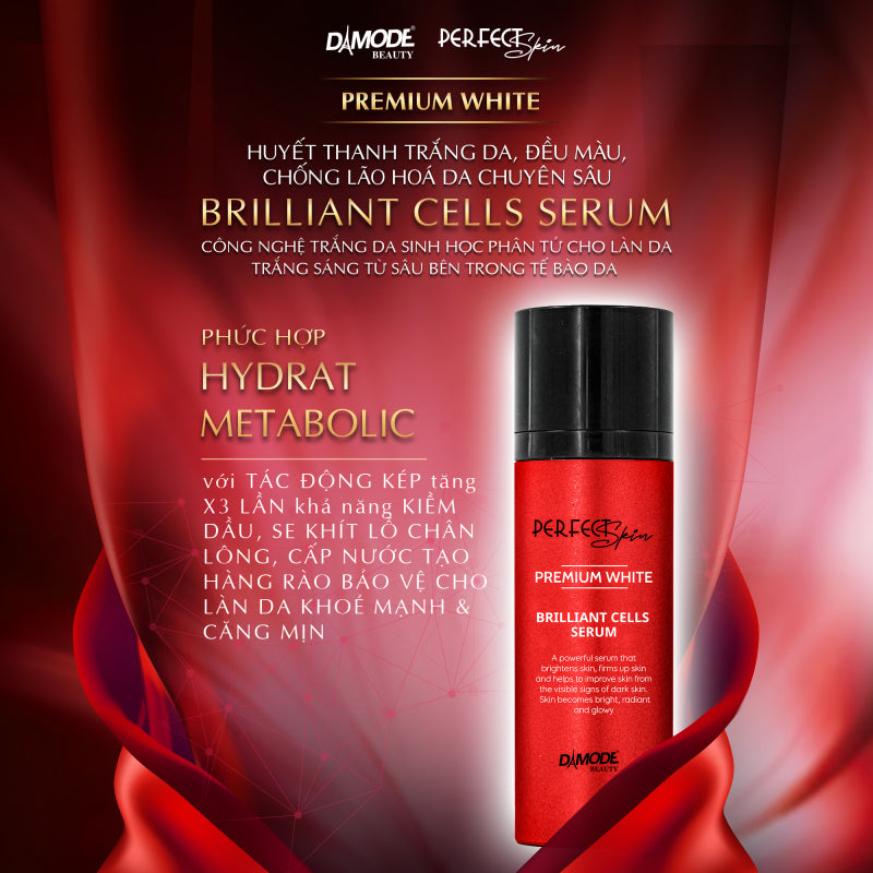 DAMODE Perfect Skin Premium White Brilliant Cells Serum- 30ml