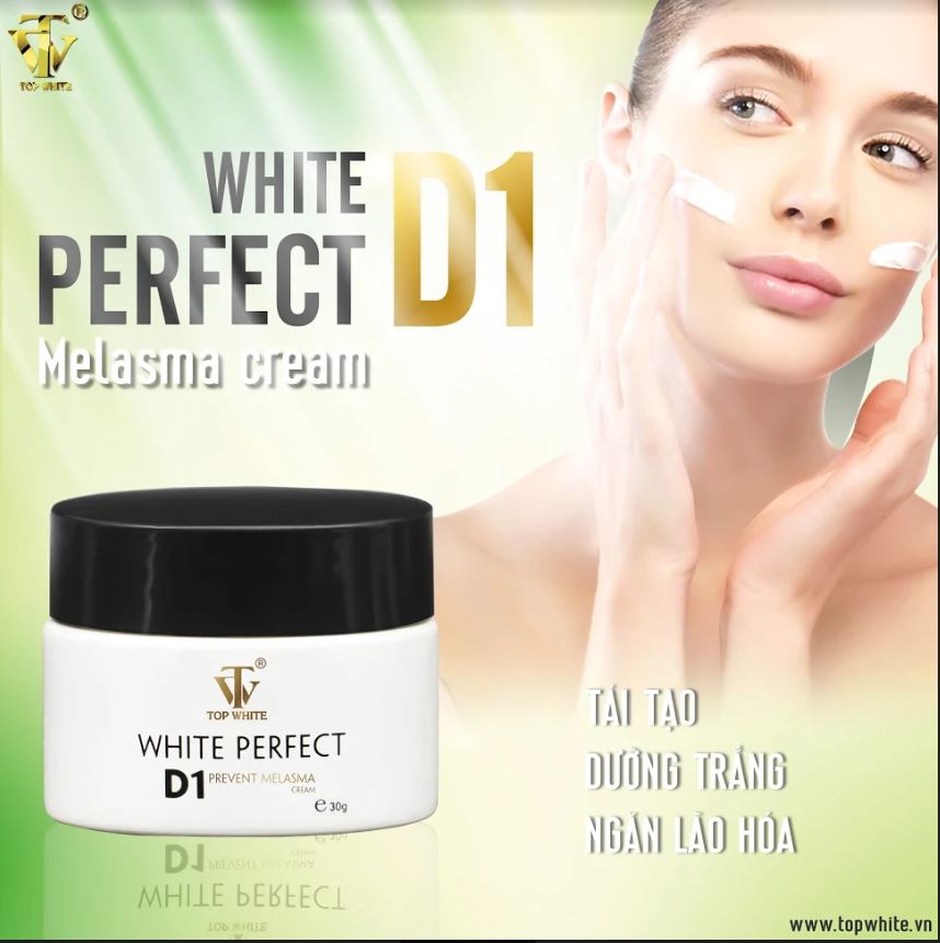 TOP WHITE WHITE PERFECT D1: RECONDITION, PIGMENTATIONS, AGE SPOTS, FRECKLES CREAM