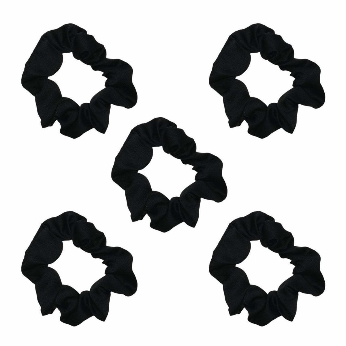 KITSCH Satin Sleep Scrunchies - Black