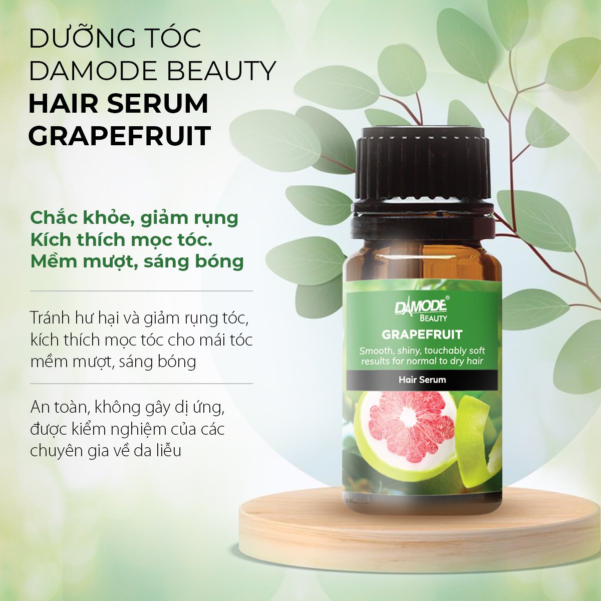 DAMODE BEAUTY Pink Grapefruit Hair Serum 1 oz