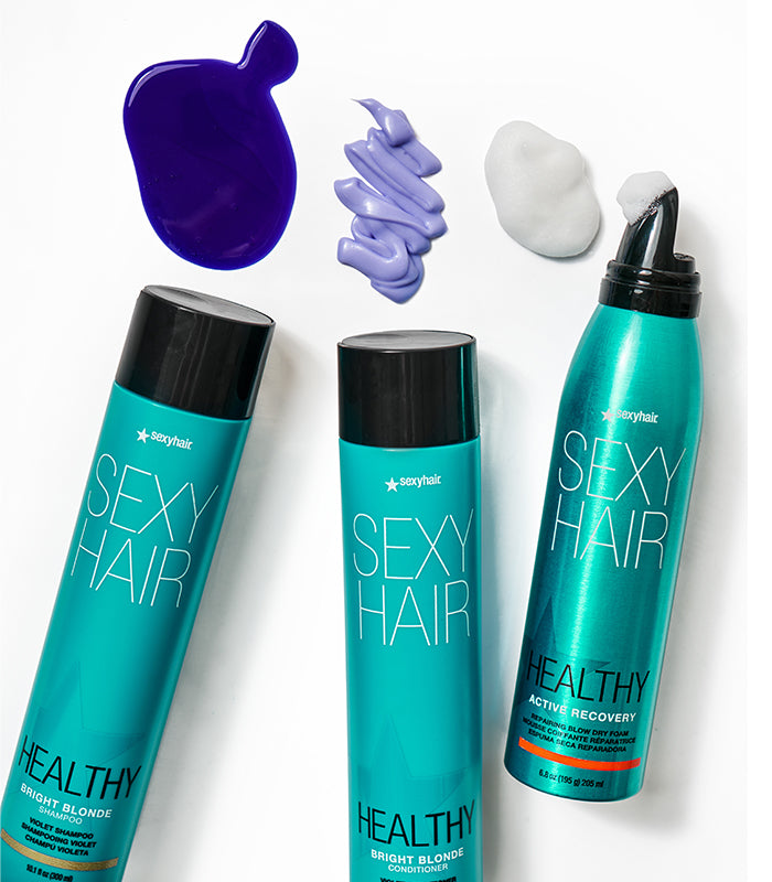 SexyHair Healthy Bright Blonde Violet Shampoo (Buy 3 Get 1 Free Mix & Match)