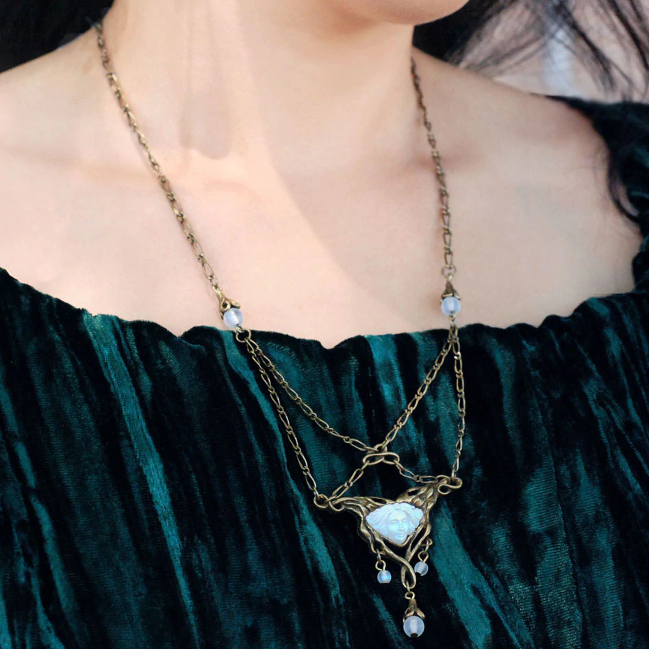 Sweet Romance Futura Art Nouveau Necklace N114 (Buy 2 Get 1 Free Mix & Match)