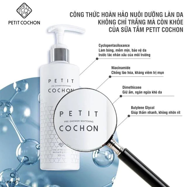 PETIT COCHON PRE-SHOWER WHITENING CREAM 300ML