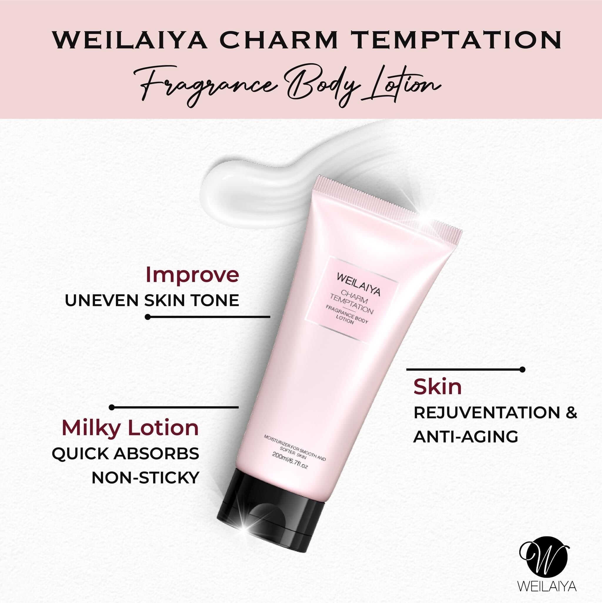 Weilaiya Charm Temptation Fragance Body Lotion 200ml