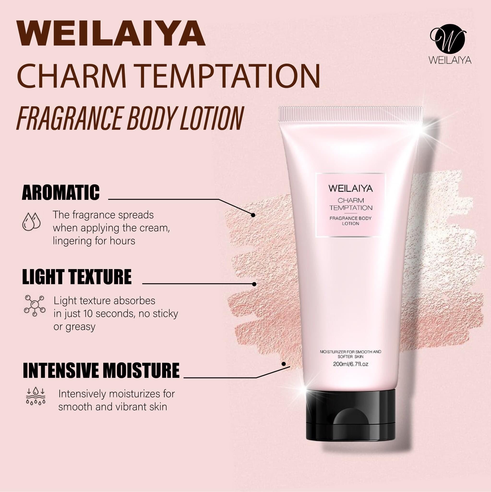 Weilaiya Charm Temptation Fragance Body Lotion 200ml