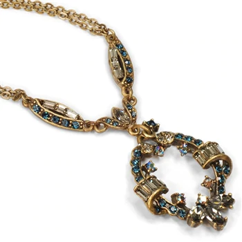 Sweet Romance Crystal Loop Necklace N1286 (Buy 2 Get 1 Free Mix & Match)
