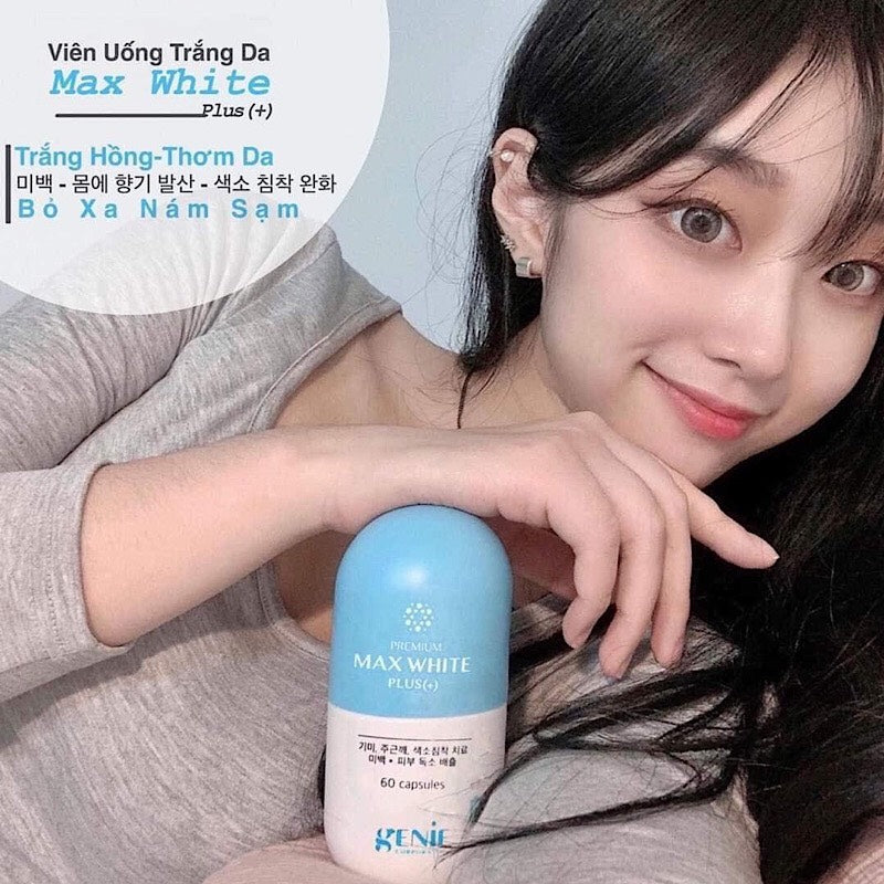 Genie Max White Plus Premium Skin Whitening Dark Spot Treatment 60 Capsules