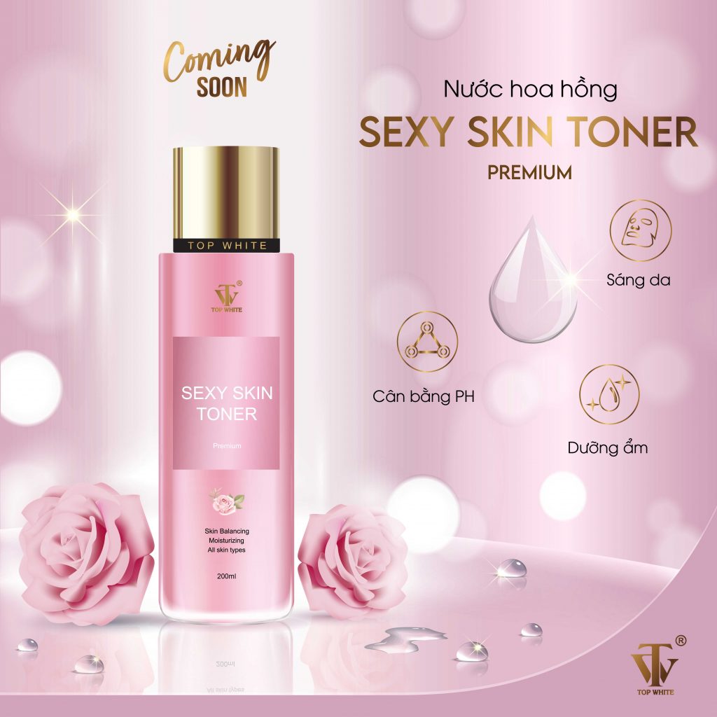 Top White Sexy Skin Toner - 200ml