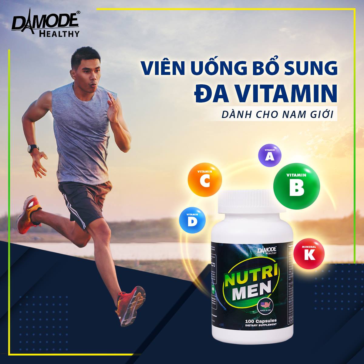DAMODE HEALTHY Nutri Men 100 Capsules