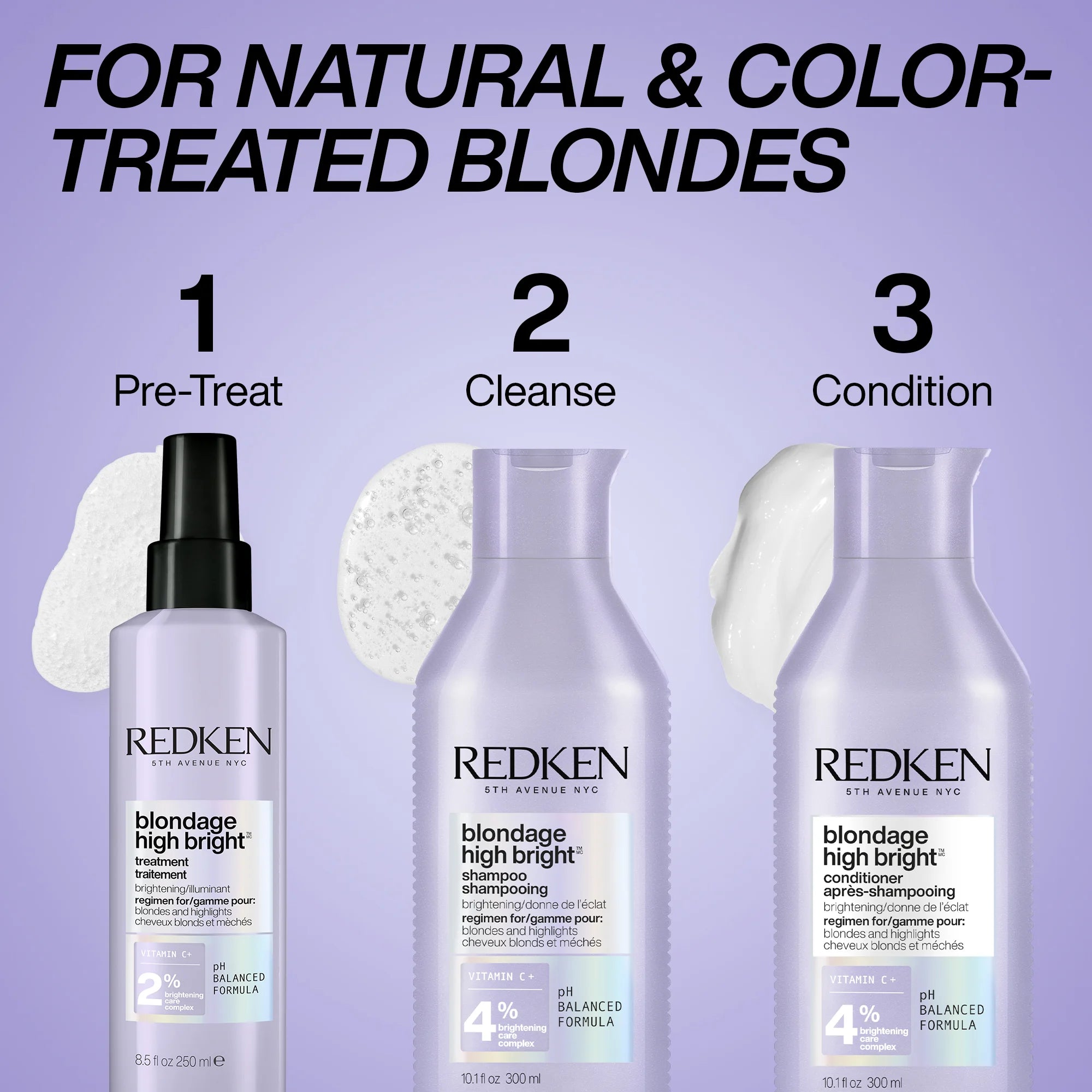BLONDAGE HIGH BRIGHT SHAMPOO - 10.1 oz (Buy 3 Get 1 Free Mix & Match)
