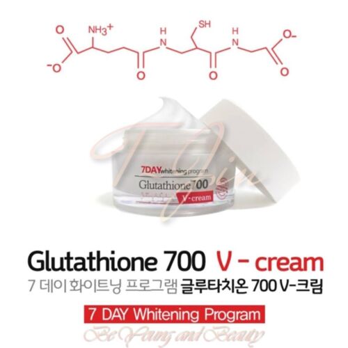 Angel's liquid Glutathione 7 Day Whitening Program Glutathione 700 V-Cream 50 ml
