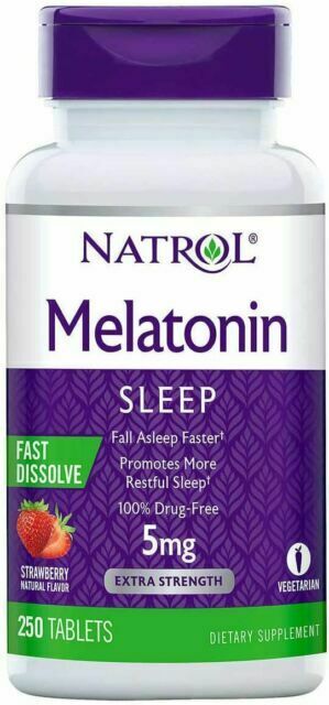Natrol Melatonin Sleep Aid Tablet, 5mg - 250 Count