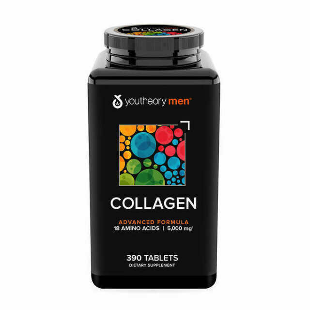 Nutrawise Corporation Mens Collagen Advanced Formula Dietary Supplement - 390 Tablets