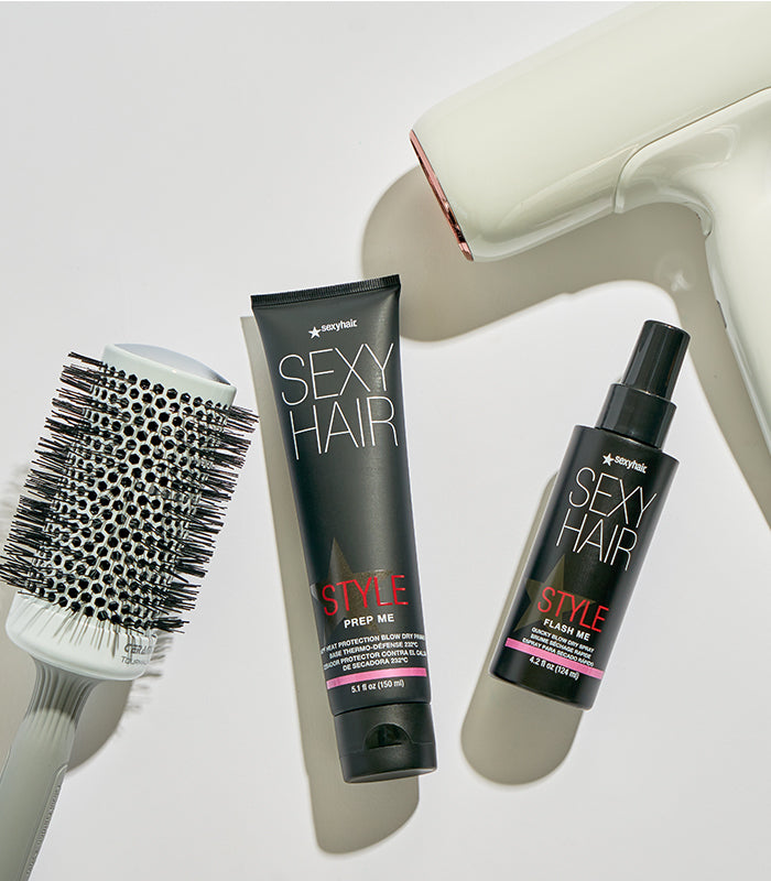 SexyHair Style Flash Me Quicky Blow Dry Spray - 4.2 oz (Buy 3 Get 1 Free Mix & Match)