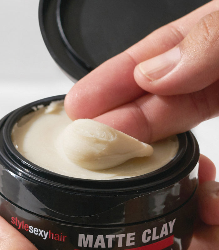 SexyHair Style Matte Clay Matte Texturizing Clay - 2.5 oz (Buy 3 Get 1 Free Mix & Match)