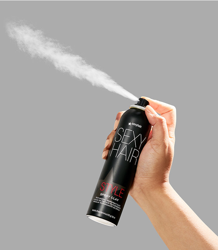 SexyHair Style Spray Clay Texturizing Hairspray Clay - 4.4 oz (Buy 3 Get 1 Free Mix & Match)