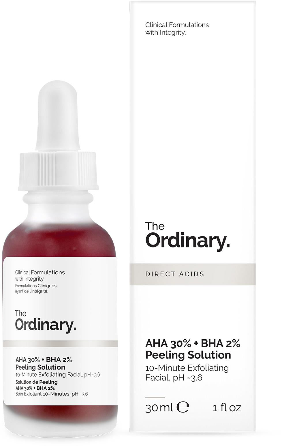 The Ordinary AHA 30% + BHA 2% Exfoliating Peeling Solution 30 ml
