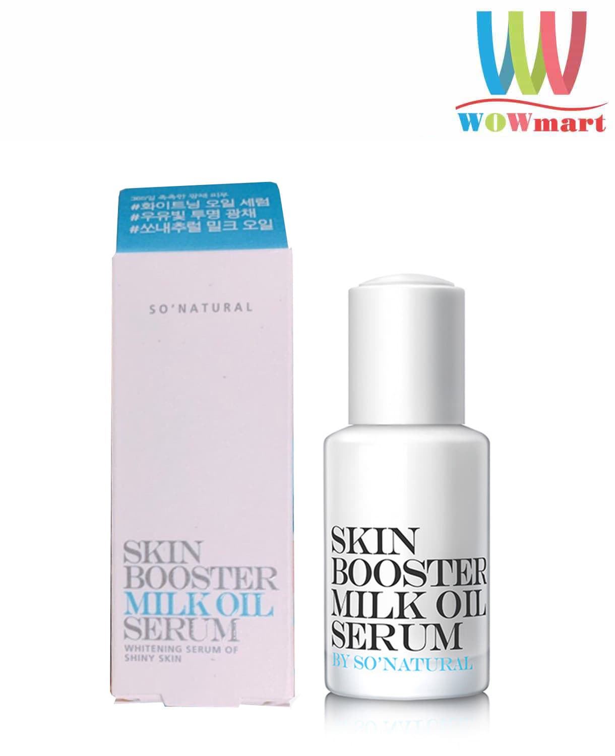SO NATURAL SKIN BOOSTER MILK OIL SERUM 30 ml