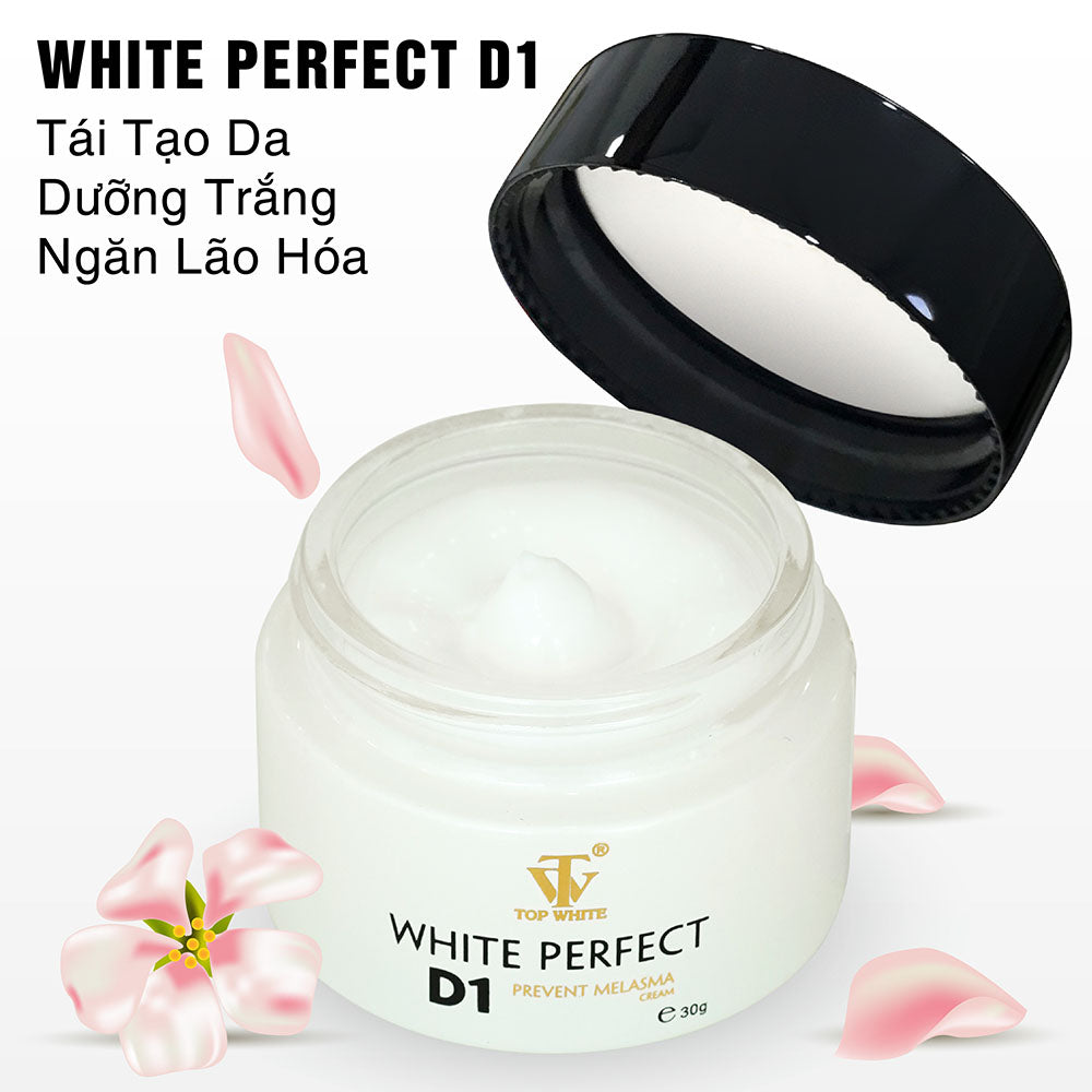 TOP WHITE WHITE PERFECT D1: RECONDITION, PIGMENTATIONS, AGE SPOTS, FRECKLES CREAM