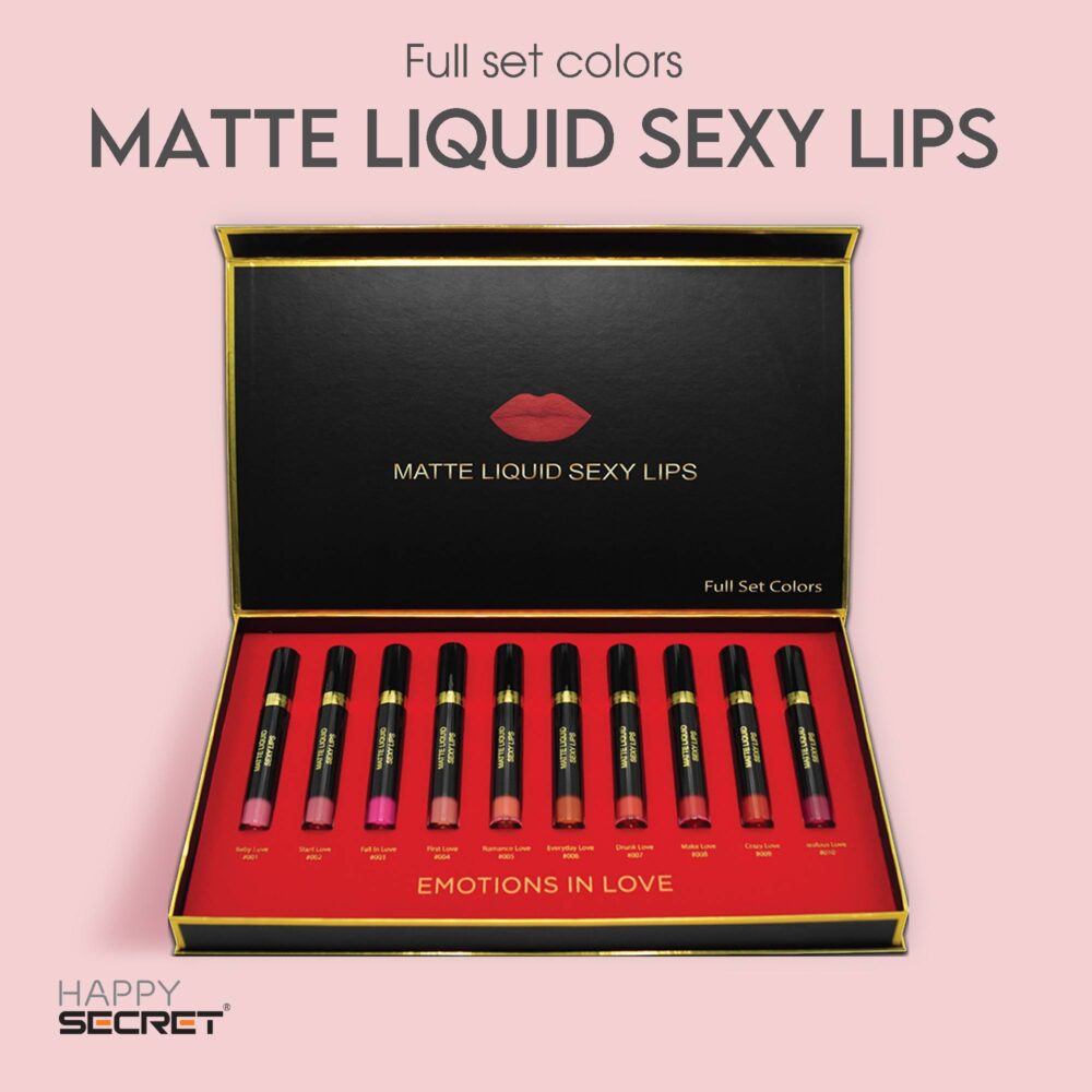 TOP WHITE MATTE LIQUID SEXY LIPS – FULL SET COLOR