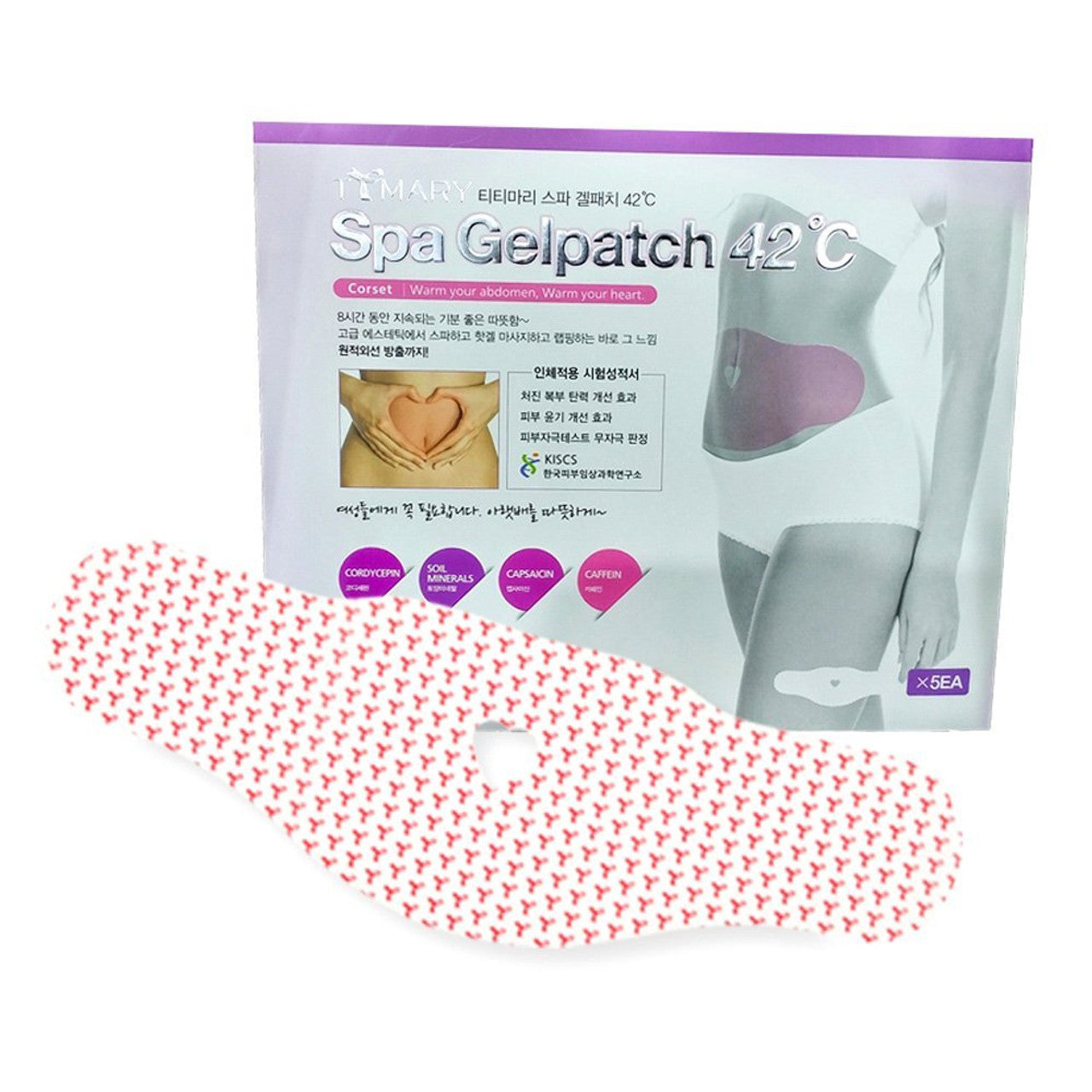TT Mary Spa Gelpatch 42°C - 5 Patches Applicator Wrap Slimming Heating