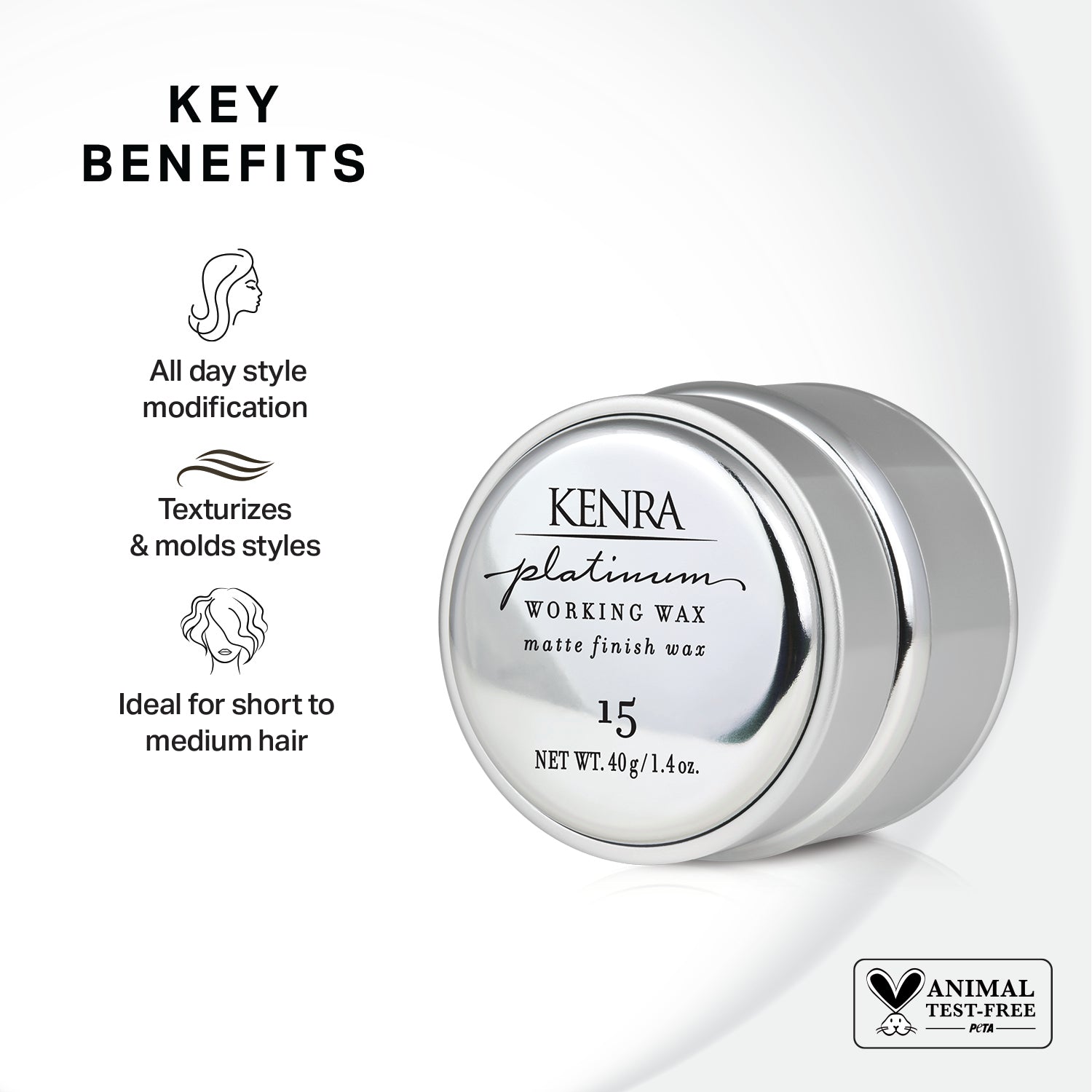 KENRA PLATINUM WORKING WAX 15 - 1.4 OZ (Buy 3 Get 1 Free Mix & Match)