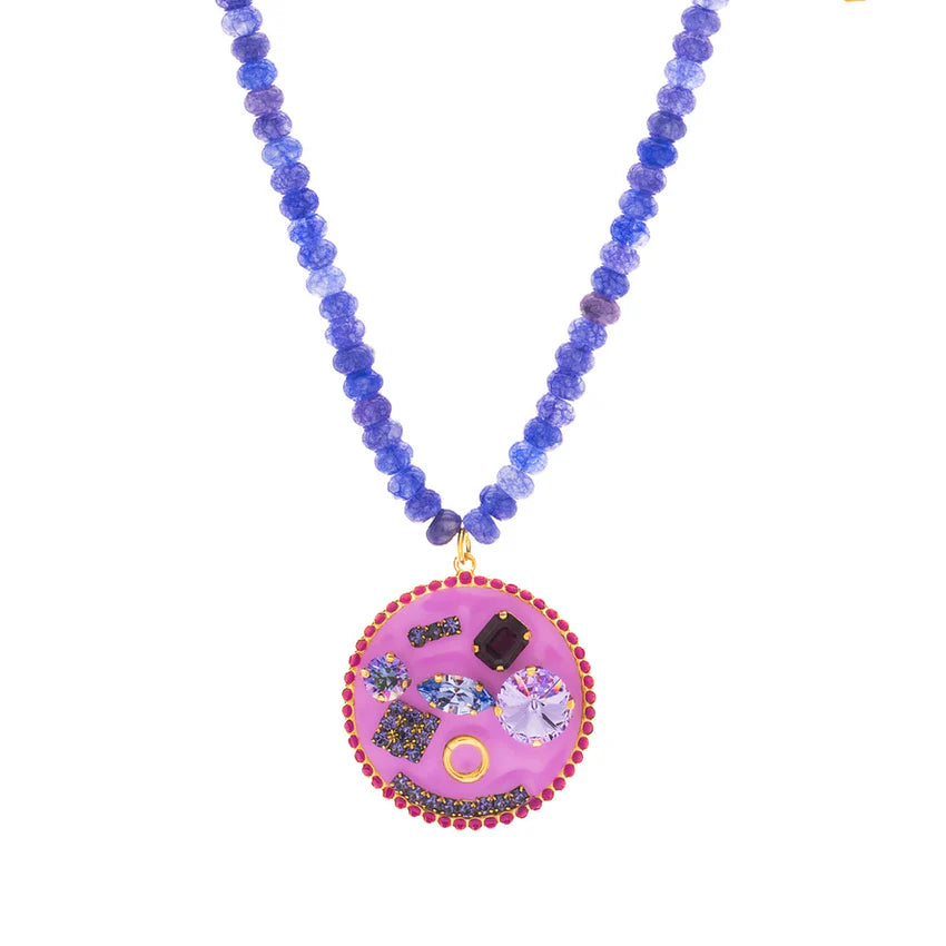 TOVA Ezana Necklace in Purple