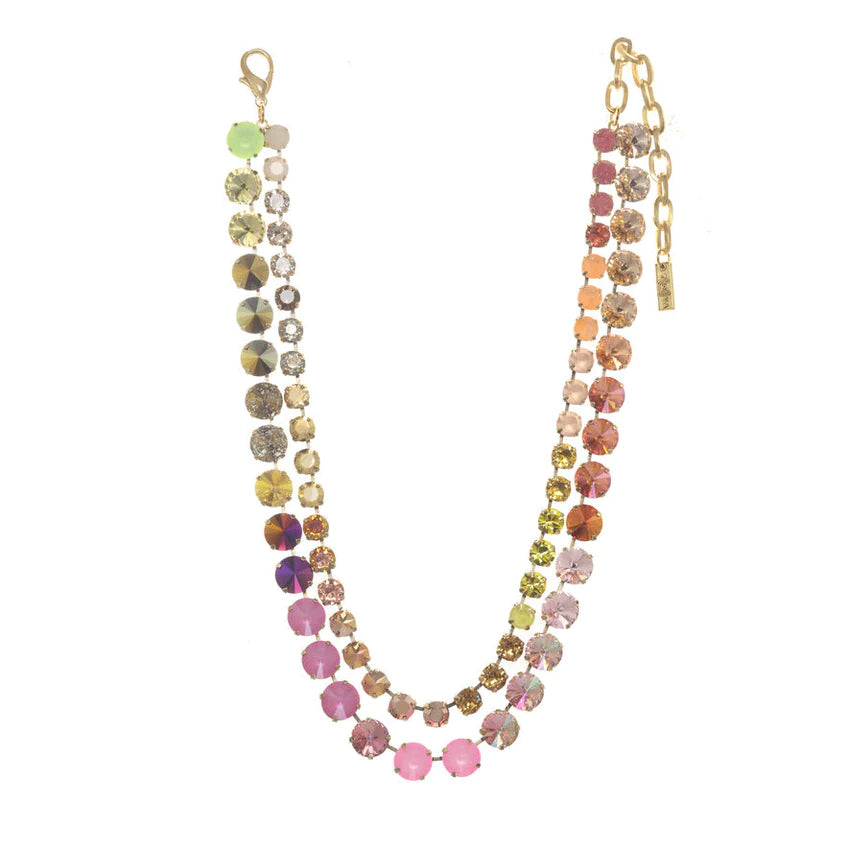 GWENETH NECKLACE IN PINK OMBRE