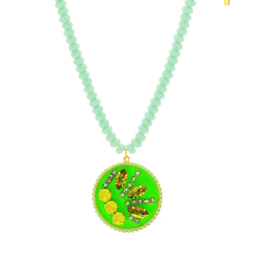 TOVA Ezana Necklace in Green
