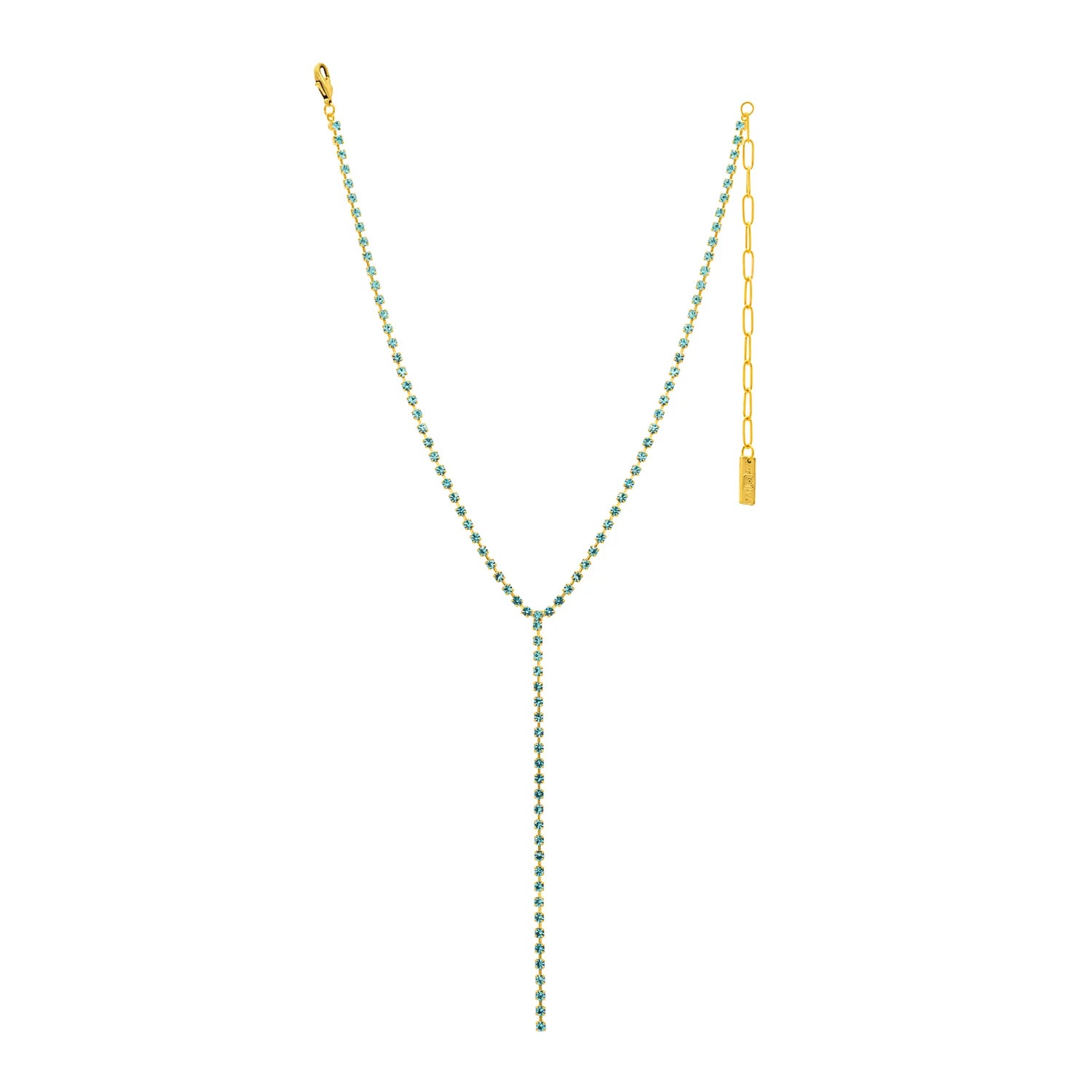 TOVA Kassandra Necklace in Light Turquoise