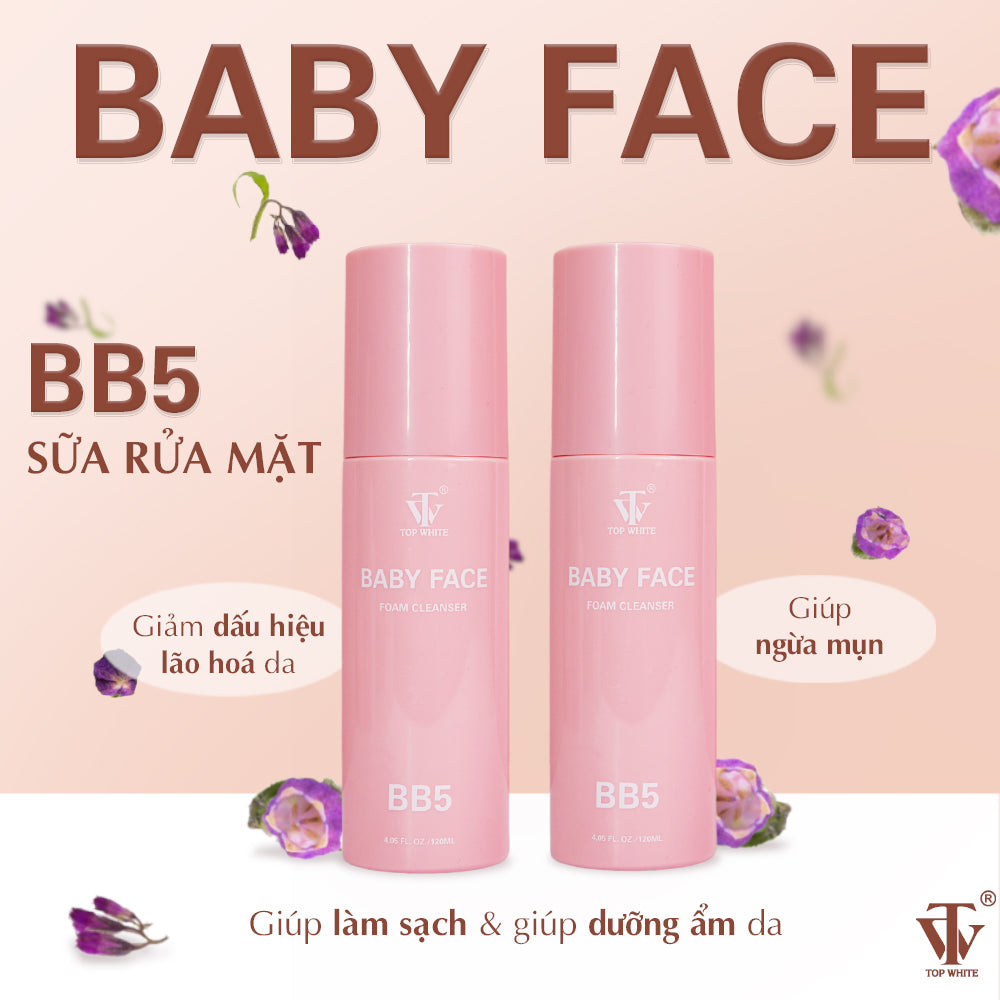 Top White Baby Face Cleansing Water