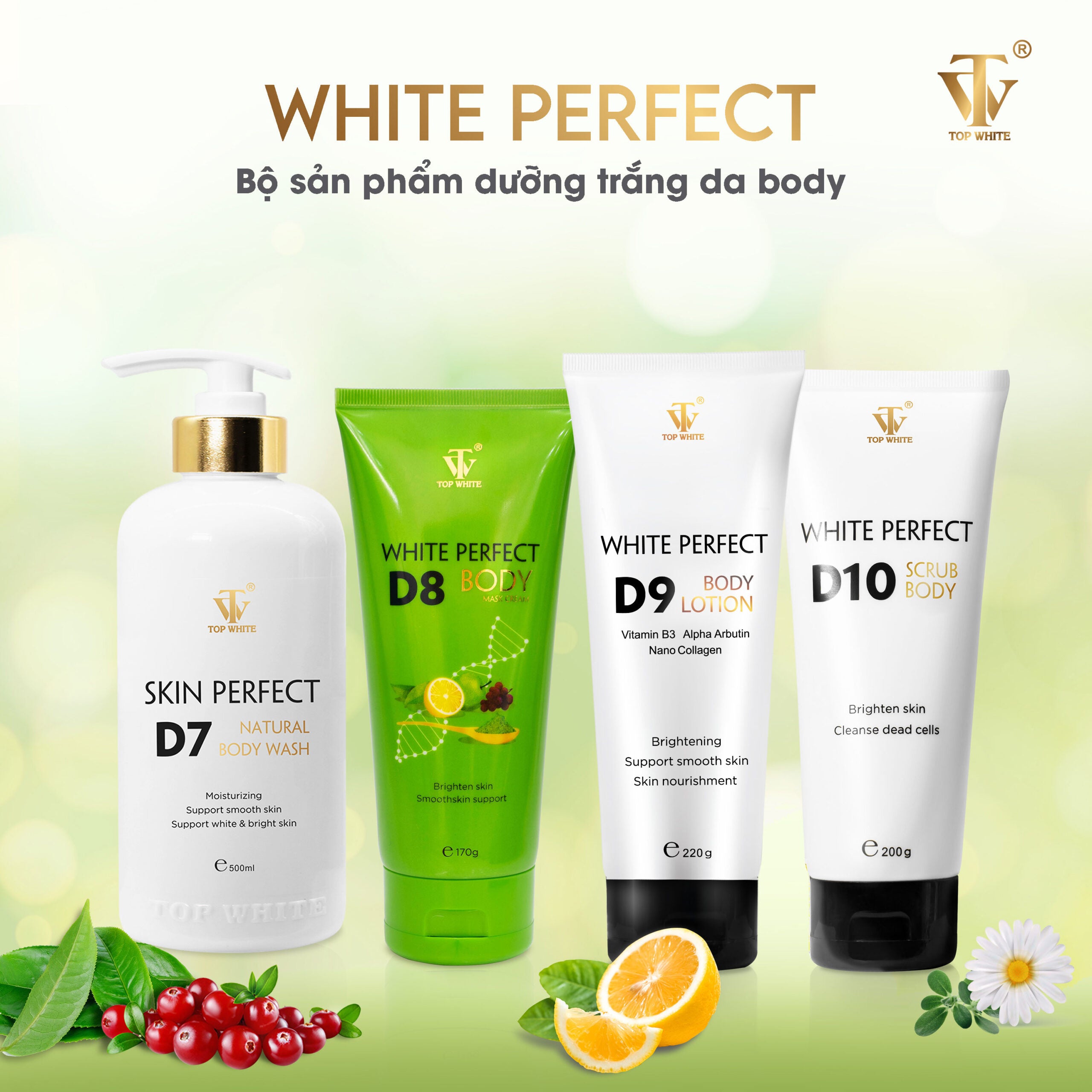 Top White Complete Body Whitening Kit
