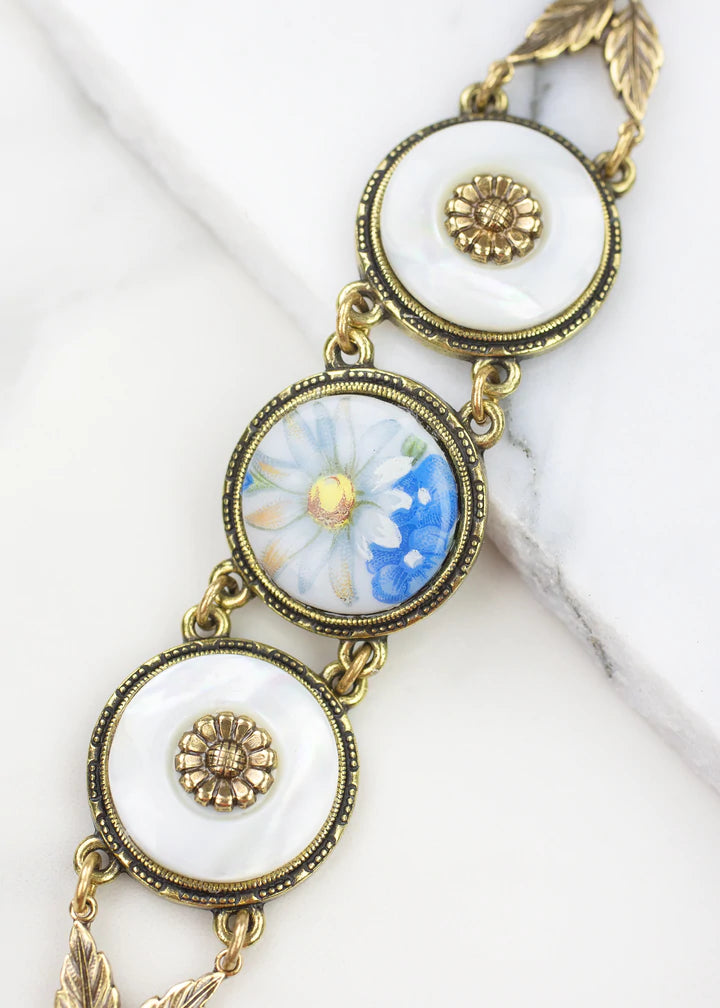 Grandmother's Buttons Countess Daisy Bracelet [PRE-ORDER] (Buy 2 Get 1 Free Mix & Match)