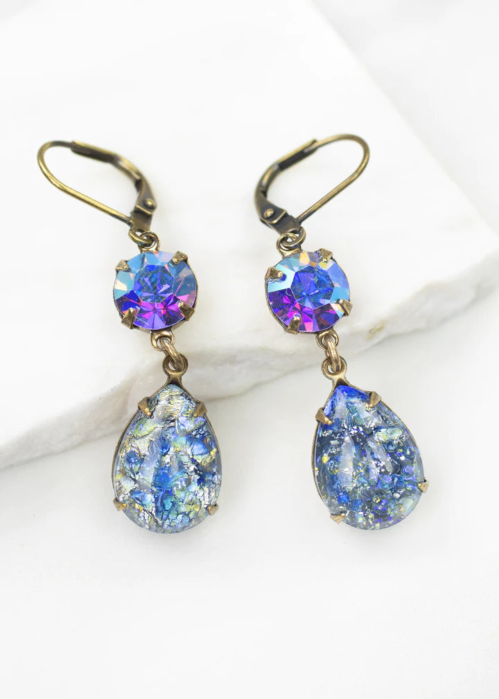 Grandmother's Buttons Modry Opal Earrings [PRE-ORDER] (Buy 2 Get 1 Free Mix & Match)