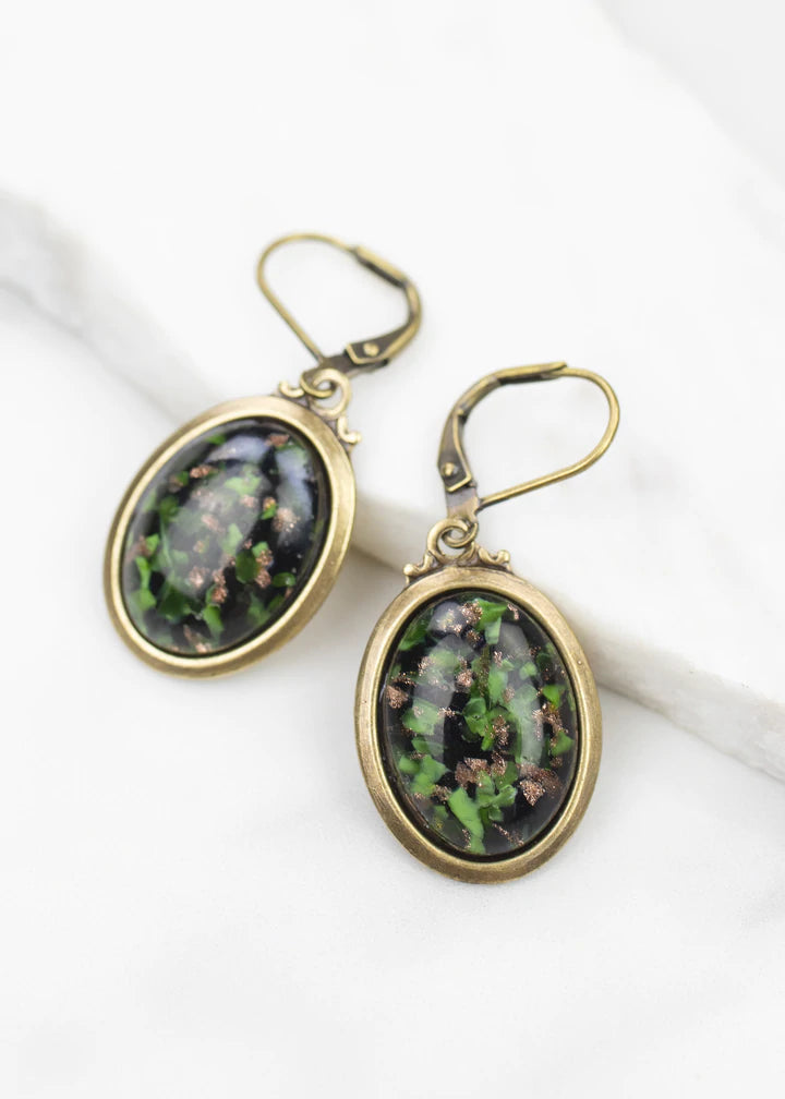 Grandmother's Buttons Forest Opal Earrings [PRE-ORDER] (Buy 2 Get 1 Free Mix & Match)