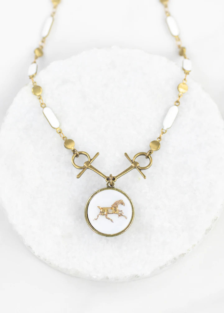 Grandmother's Buttons Seabiscuit Necklace [PRE-ORDER] (Buy 2 Get 1 Free Mix & Match)