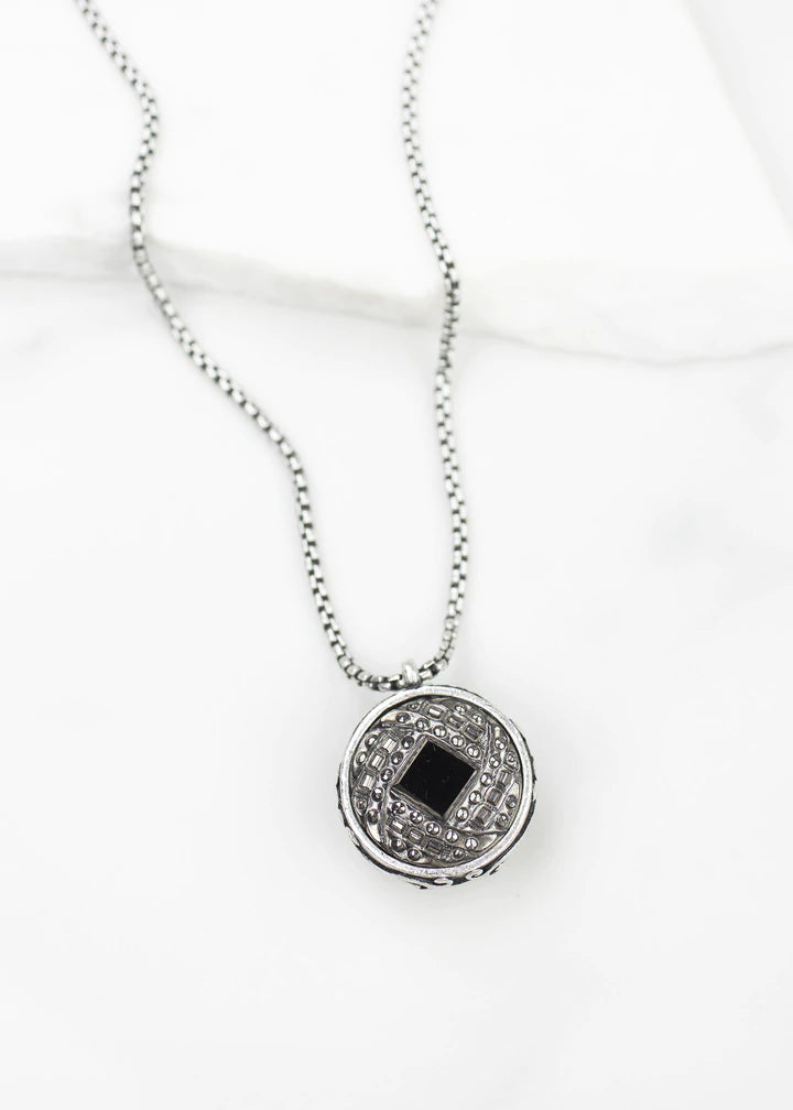 Grandmother's Buttons Chat Noir Necklace [PRE-ORDER] (Buy 2 Get 1 Free Mix & Match)