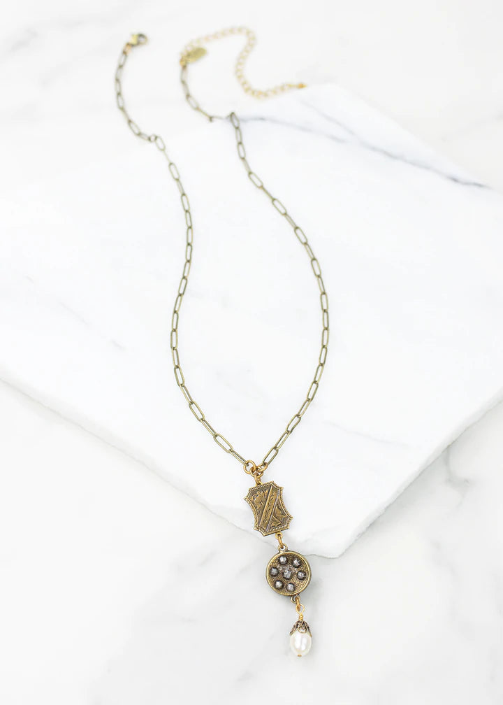 Grandmother's Buttons Emerson Necklace [PRE-ORDER] (Buy 2 Get 1 Free Mix & Match)