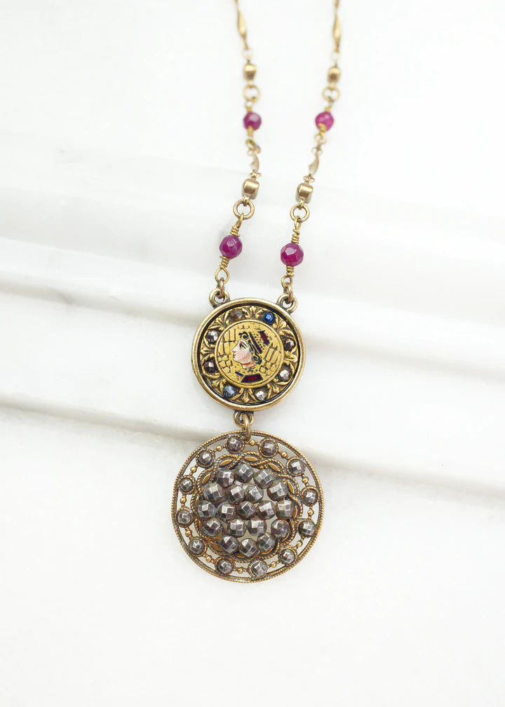 Grandmother's Buttons Cosimo Necklace - Enamored by Enamels [PRE-ORDER] (Buy 2 Get 1 Free Mix & Match)