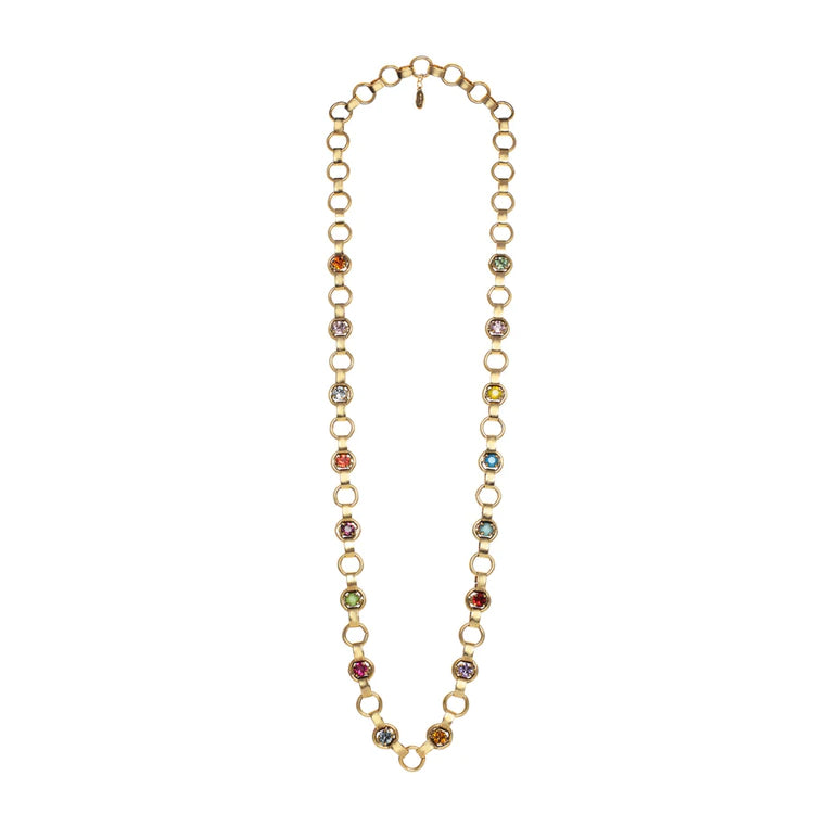[PRE-ORDER] Tova Link Necklace in Rainbow (Buy 2 Get 1 Free Mix & Match)